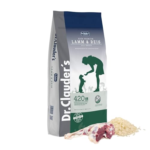 DR.CLAUDER’S - High Premium Lamm & Reis | Leicht bekömmliches Trockenfutter für empfindliche, ausgewachsene Hunde. Weizenfreies Alleinfutter im Beutel ohne Konservierungsmittel | 15kg DR.CLAUDER’S - High Premium Lamm & Reis | Leicht bekömmliches Trockenfutter für empfindliche, ausgewachsene Hunde. Weizenfreies Alleinfutter im Beutel ohne Konservierungsmittel | 15kg von Dr.Clauder´s