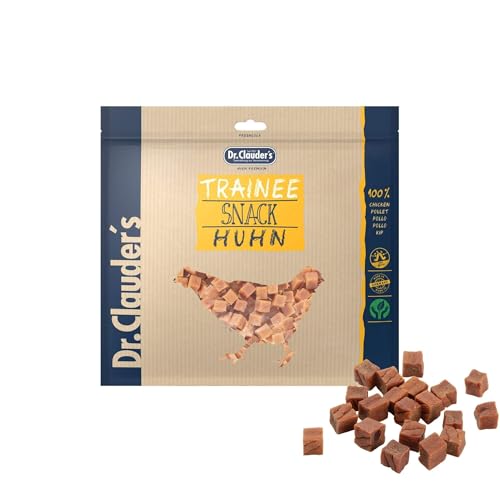 DR.CLAUDER'S - Trainee Snack | Leicht verdauliche Snacks aus 95% Fleisch mit Inulin für Hunde und Katzen. Nährstoffreiche Leckerlis im Frischebeutel | 500g Huhn DR.CLAUDER'S - Trainee Snack | Leicht verdauliche Snacks aus 95% Fleisch mit Inulin für Hunde und Katzen. Nährstoffreiche Leckerlis im Frischebeutel | 500g Huhn von Dr.Clauder´s