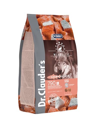 DR.CLAUDER’S - Wildlife | Natürliches Trockenfutter mit Omega-Fettsäuren und Mineralien für ausgewachsene Hunde. Getreidefreies Alleinfutter im Beutel ohne Konservierungsstoffe | 2kg Lachs DR.CLAUDER’S - Wildlife | Natürliches Trockenfutter mit Omega-Fettsäuren und Mineralien für ausgewachsene Hunde. Getreidefreies Alleinfutter im Beutel ohne Konservierungsstoffe | 2kg Lachs von Dr.Clauder´s