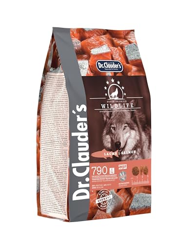 DR.CLAUDER’S - Wildlife | Natürliches Trockenfutter mit Omega-Fettsäuren und Mineralien für ausgewachsene Hunde. Getreidefreies Alleinfutter im Beutel ohne Konservierungsstoffe | 350g Lachs DR.CLAUDER’S - Wildlife | Natürliches Trockenfutter mit Omega-Fettsäuren und Mineralien für ausgewachsene Hunde. Getreidefreies Alleinfutter im Beutel ohne Konservierungsstoffe | 350g Lachs von Dr.Clauder´s