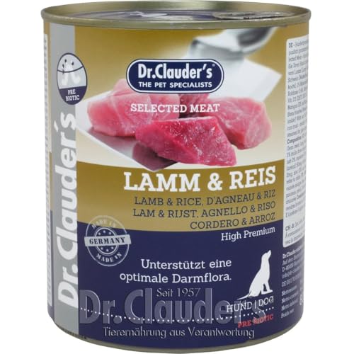 Dr.Clauder´s 6er Pack Dose Lamm & Reis 800g von Dr.Clauder´s