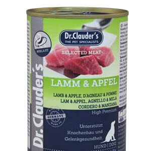 Dr.Clauder's Selected Meat Lamm & Apfel Dose 400 Gramm von Dr.Clauder's