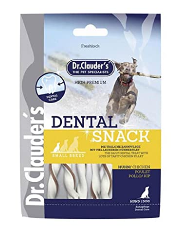 Dr.Clauders Dental Snack Hähnchenzahngesundheitliche Hundemarken 80 Gr von Dr.Clauder´s