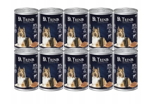 DR.TREND Döschen Hund KRISTALLSCHAFT 90% Fleisch 10x400g von Dr.Trend