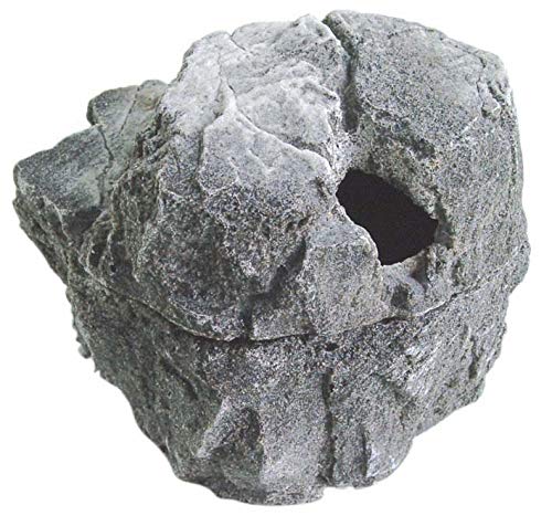 Wet Box in Steinoptik Höhle für Reptilien und Amphibien (17x14x15cm, Granite) von Dragon