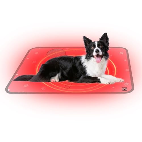 Dranng Elektrische Hundeunterlage, Katzenwärmeunterlage | USB-Schlafunterlage für Haustiere mit 3 intelligenten Heizstufen,Schnelles Aufheizen der Wasserdichten Winterbettwäsche für Haustiere im von Dranng