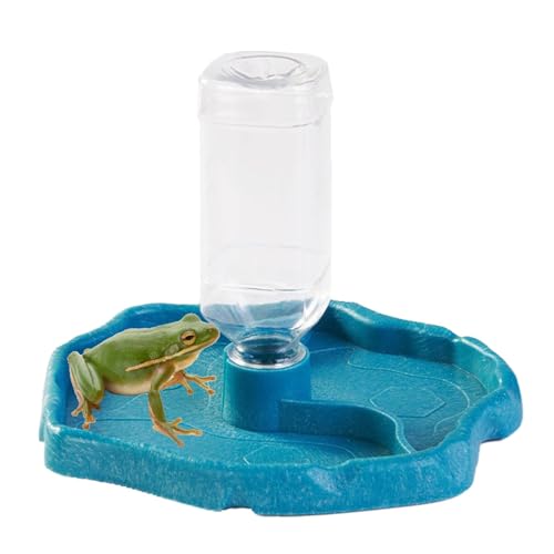 Dranng Futternapf für Reptilien, automatische Futterschale für Schildkröten, Futter- und Wasser-Futternäpfe, Wasserspender, Flasche, Schildkröte, Wassernapf für Schlangen, Eidechsen, Schildkröten von Dranng