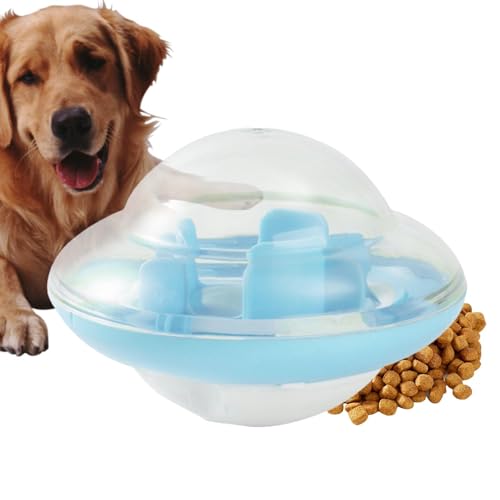 Dranng Katze Slow Feeder Bowl UFO-Form Slow Feeder Dish Welpenspielzeug Hundefutter Puzzle Feeder Katze Fressnapf Interaktive Haustierfutterschale für Trockenfutter Rohes oder Nassfutter von Dranng