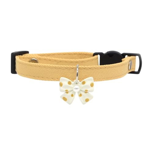 Dranng Kleines Haustier-Bowknot-Halsband, Kätzchen-Fliege-Halsband | Haustierhalsband mit Entriegelungsschnalle,Weiches Hundehalsband, Welpenhalsbänder aus Baumwolle für kleine Hunde, Haustiere, von Dranng