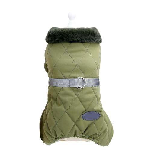 Dranng Warme Hundejacke, warme Hunde-gepolsterte Mäntel für kaltes Wetter, winddichte Hunde-Schneejacke, warmer Hunde-Wintermantel für Malteser, Hunde, Welpen von Dranng