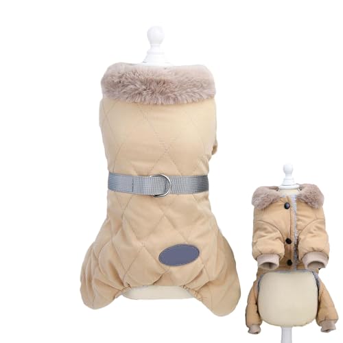 Dranng Warme Hundejacke – Welpen, warme und kalte Wetterkleidung, winddichte Hunde-Schneejacke, warmer Hunde-Wintermantel für Malteser, Hunde, Welpen von Dranng