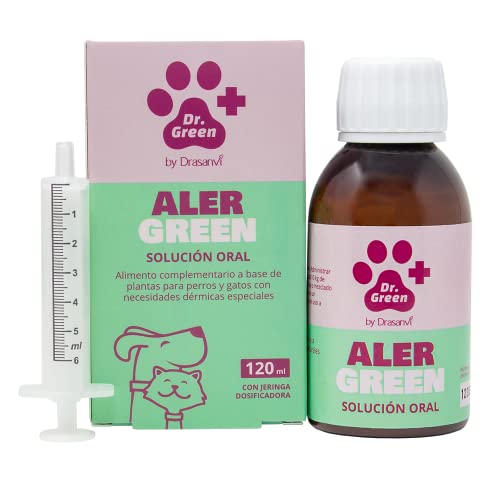 DR.Green ALERGREEN Oral by Drasanvi - Formel auf Pflanzenbasis zur Vermeidung von Haut- und Juckreiz - 120 ml von Drasanvi