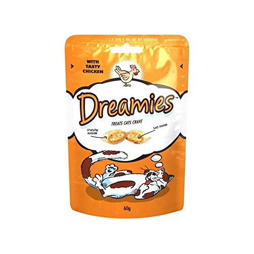 Dreamies Katzen-Leckerli mit Tasty Chicken (60 g) - Packung mit 2 von Dreamies