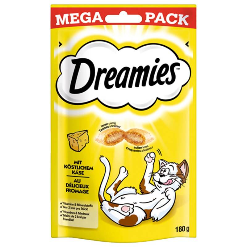 Dreamies Katzensnack Mega Pack mit Käse 180g von Dreamies