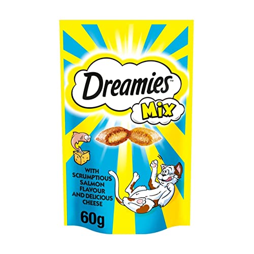 Dreamies Katzensnack Mix Lachs und Käse 60g von Dreamies