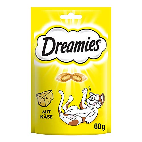 Dreamies Katzensnacks Katzenleckerli Klassiker mit Käse, 6 Packungen (6 x 60g) von Dreamies