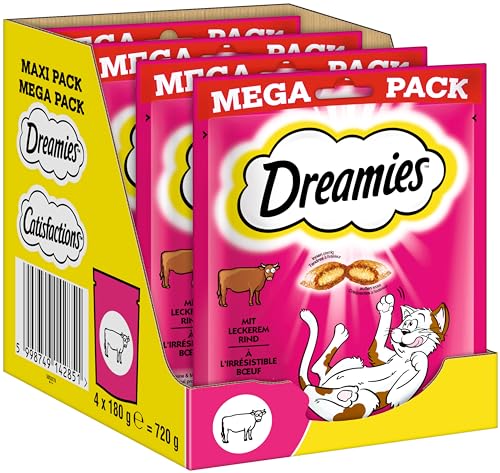 DREAMIES™ Portionsbeutel Mega Pack mit Rind 4 x 180g von Dreamies