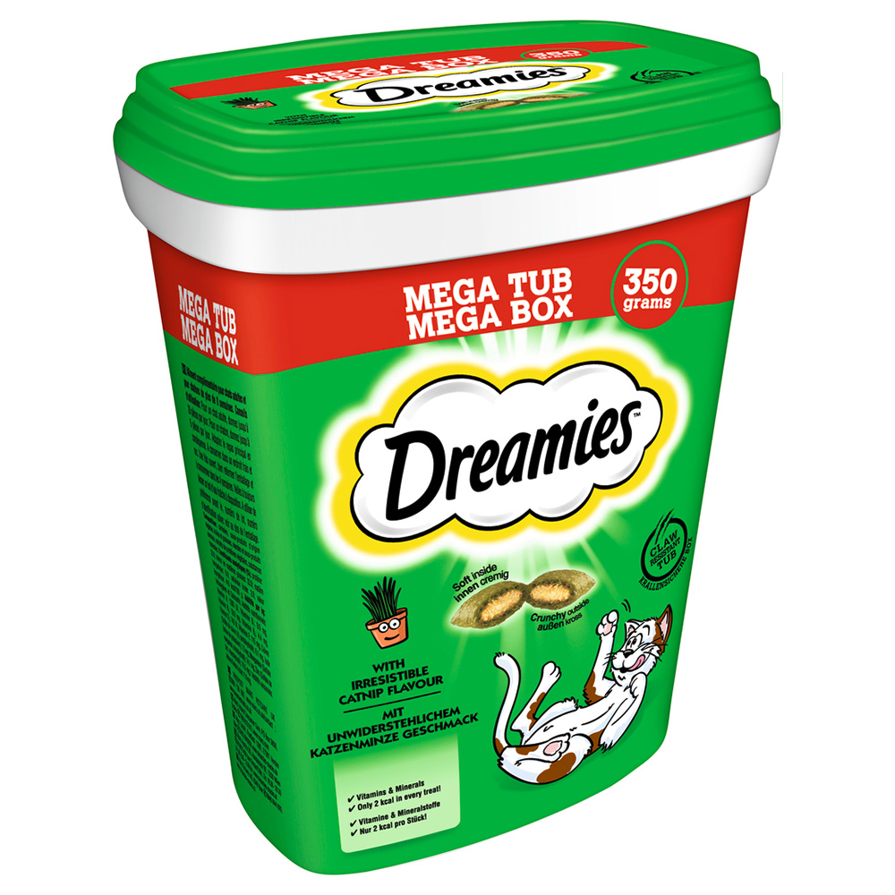 Dreamies Katzensnacks zum Sonderpreis!  - Mega Box: Katzenminze (350 g) von Dreamies