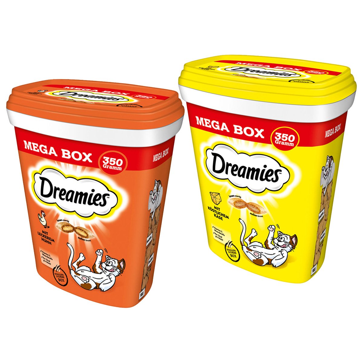 Dreamies Tub 2x350g Sparpaket von Dreamies