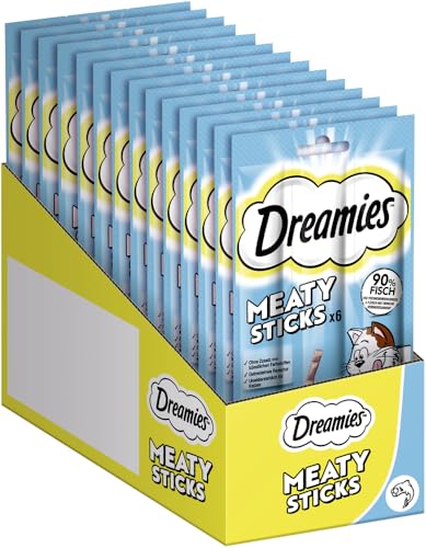 DREAMIES™ Meaty Sticks Katzensnacks Lachs 14 x 6 x 5g von Dreamies