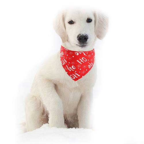 Haustier Bandana, Weihnachten Hund Dreieck Bandana Katze Lätzchen Schal Waschbar Katze Hals Dekor Schal für Hunde Katzen (OH Schneeflocke) von Dreamls