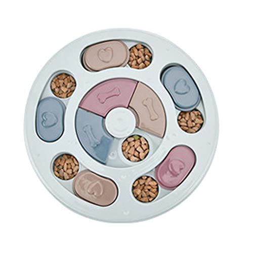 Haustier Spielzeug, Hund Slow Feeder Anti-Rutsch Hund Puzzle Spielzeug Interaktives Ersticken Training Slow Food Bowl für Hunde (B: Blau) von Dreamls