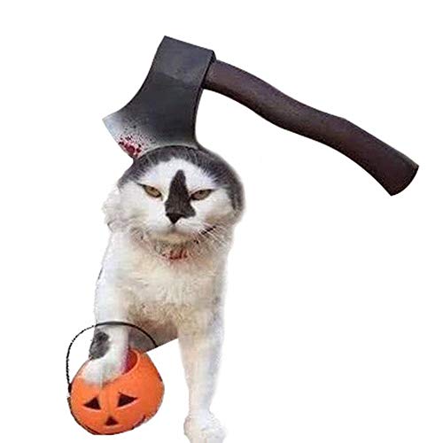 Hunde-Halloween-Stirnband, lustiges Hundekostüm, Party-Kleidung, Hundehüte für Katzen, Welpen, kleine, mittelgroße Hunde (S-A) von Dreamls