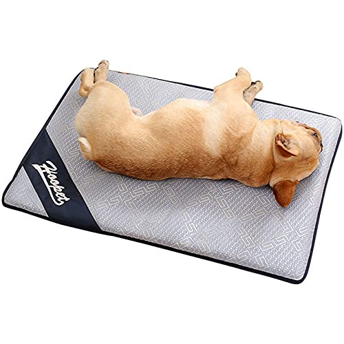 Pet Cooling Mat, Dog Cat Cool Mat Self Cooling Pad Durable Summer Ice Mat Dog Sleeping Bed for Dogs Cats (M) von Dreamls