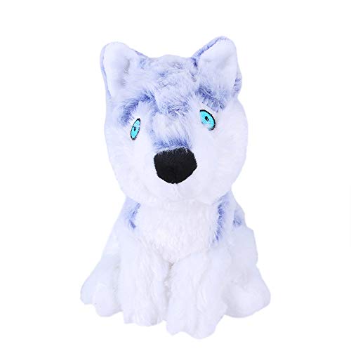 Dog Toy, Pet Toys, Dog Plush Toy Interactive Dog Chew Toys Durable Dog Squeaky Toys for Aggressive Chewers for Small Medium Large Dog (Blue Wolf) von Dreamls