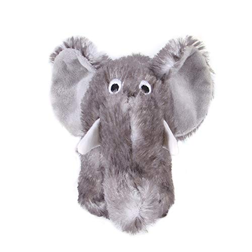 Pet Toys, Dog Plush Toy Interactive Dog Chew Toys Durable Dog Squeaky Toys for Aggressive Chewers for Small Medium Large Dog (Grey elephant) von Dreamls