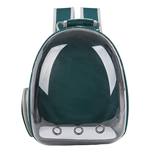 Dressnu Haustier Rucksack Tragetasche Transparent Umhängetasche Tragbare Tasche Atmungsaktiv Grün von Dressnu