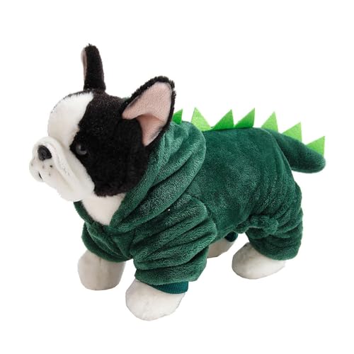 Dinosaurier Katzenkleidung, Dinosaurierkostüm für Haustiere, Dinosaurier für Katzen und Hunde, Weiche und Warme Haustierkleidung, Lustiger Dinosaurierhund, für Party, Cosplay, Verkleidung von Dreuhuing