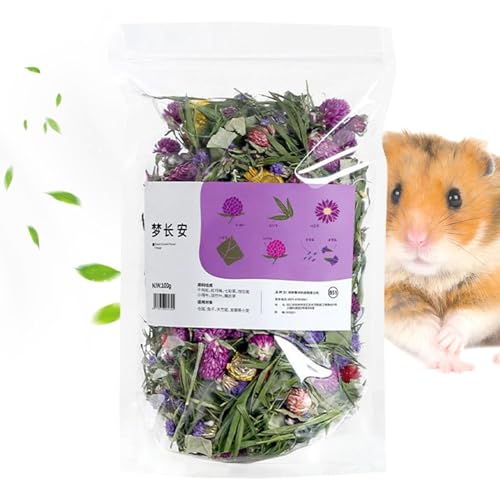 Dreuhuing Hamster -Käfigbettwäsche, kleine Tierbettwäsche - Getrocknete Blumenhamsterbettwäsche - Natural Pet Accessoires Geruchskontrolle Habitatdekor für Party und Käfig von Dreuhuing