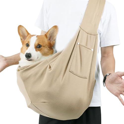 Dreuhuing Hunde-Geldbörsen für kleine Hunde, kleine Hunde-Tragetasche,Haustier-Handtasche für Hunde, nach vorne gerichtete Katzen-Tragetasche | Hundetragetasche für Welpen, Brusttasche mit Tasche für von Dreuhuing