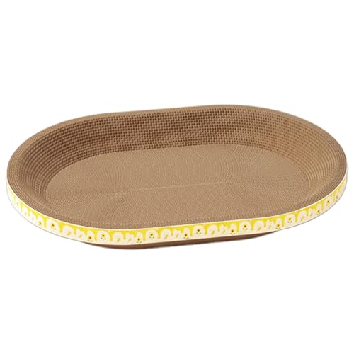 Dreuhuing Kratzschale für Katzen - Pad Bowl Katze Karton Bett Kratzmatte - Katzenkratzmatte, Kratzfeste, Dicke Polsterschale für Katzen, Kätzchen, Trainingsspielzeug von Dreuhuing