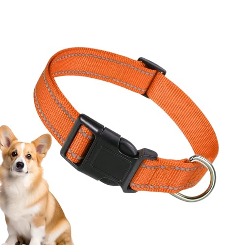 Dreuhuing Nylon-Hundehalsband – Komfort-Halsband für Hunde, atmungsaktiv, bequem, Nylon-Katzenhalsband, atmungsaktiv für verschiedene Katzen von Dreuhuing