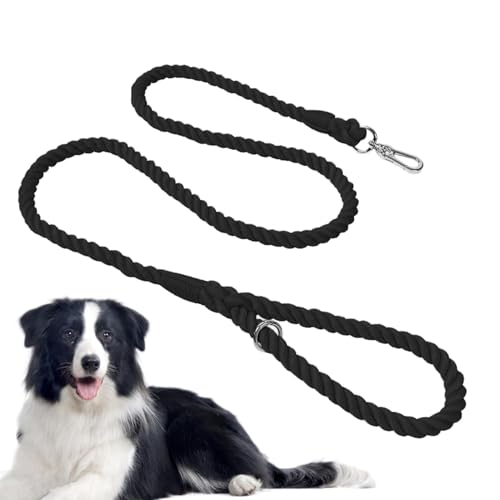 Dreuhuing Robuste Hundeleinen, Haustierleinen - 5 Fuß stabile Seilleinen für Welpen,Outdoor Walking Starke multifunktionale Dicke Hundetrainingsleinen von Dreuhuing