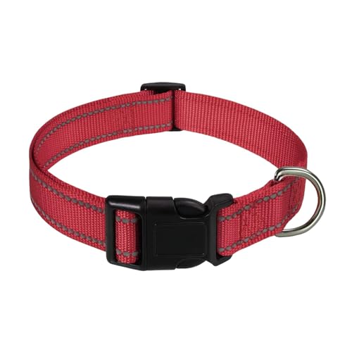 Dreuhuing Verstellbares Welpenhalsband, reflektierendes Haustierhalsband – atmungsaktives, bequemes Hundehalsband, Nylon-Katzenhalsband, atmungsaktiv für verschiedene Katzen von Dreuhuing