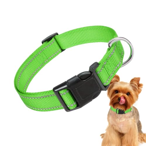 Dreuhuing Verstellbares Welpenhalsband, verstellbares Katzenhalsband – Nylon-Hundehalsband, bequem, atmungsaktiv, bequem für große Katzen, kleine Hunde von Dreuhuing