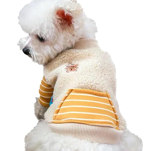 Dreuhuing Warme Hundejacke für kaltes Wetter, weiche und bequeme Winterjacke, Sherpa-Hundepullover für Frühling und von Dreuhuing