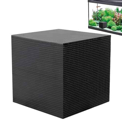 Dreuhuing Wasseraufbereitung, Wasserreinigung Würfel Aktivkohle Wasserreinigung Öko, Aquarium Supply Wassertrog Würfelfilter, Cube Aktivkohle Wasserreinigungsfilter für Wasser Aquarium, Fischtank von Dreuhuing