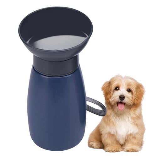 Dreuhuing Wasserflasche für Hunde, 600 ml, auslaufsicherer Spender, Haustier-Trinkbehälter für Spaziergänge, Ausflüge, Park, Auto, , Roadtrip, Wandern, Outdoor, Camping Dreuhuing Wasserflasche für Hunde, 600 ml, auslaufsicherer Spender, Haustier-Trinkbehälter für Spaziergänge, Ausflüge, Park, Auto, , Roadtrip, Wandern, Outdoor, Camping von Dreuhuing