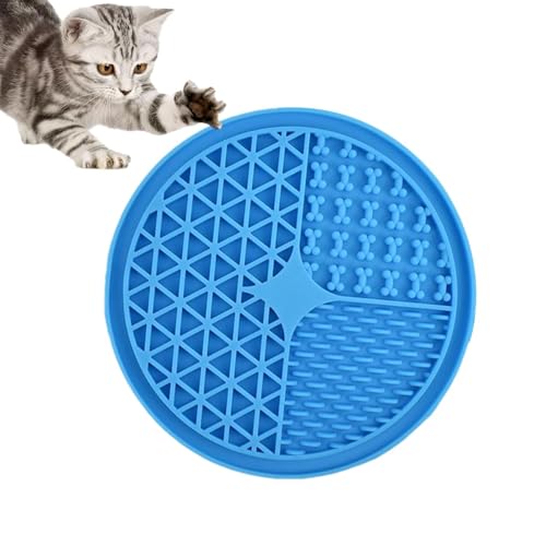 Grasfuttermatte Silikon 3D, Silikon Grasmatte für Katzen, Grasfutter Matt Slow Feeder für Katzen, Katze Schnüffelmatte, Schnüffelmatte für Katzen und Hunde, Hund Langsame Fütterung Leckmatten mit von Dreuhuing