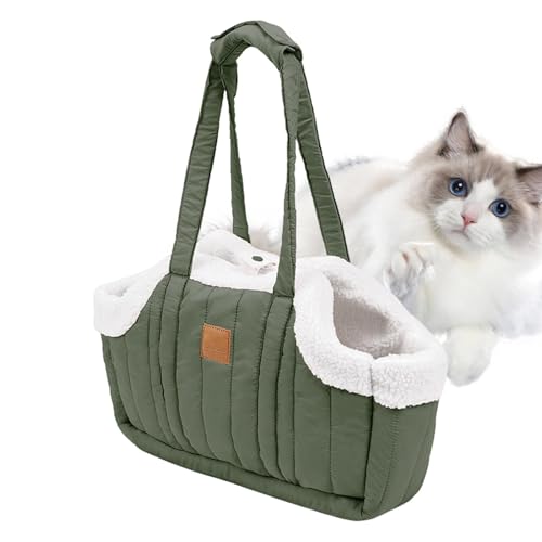 Haustier-Tragetasche, tragbare Haustier-Tragetasche, Winter, warme Katzen-Hundetasche, Haustier-Autositz-Reisetasche, Haustier-Tragetasche, weiche waschbare Reisetaschen, Haustier-Tragetasche für von Dreuhuing