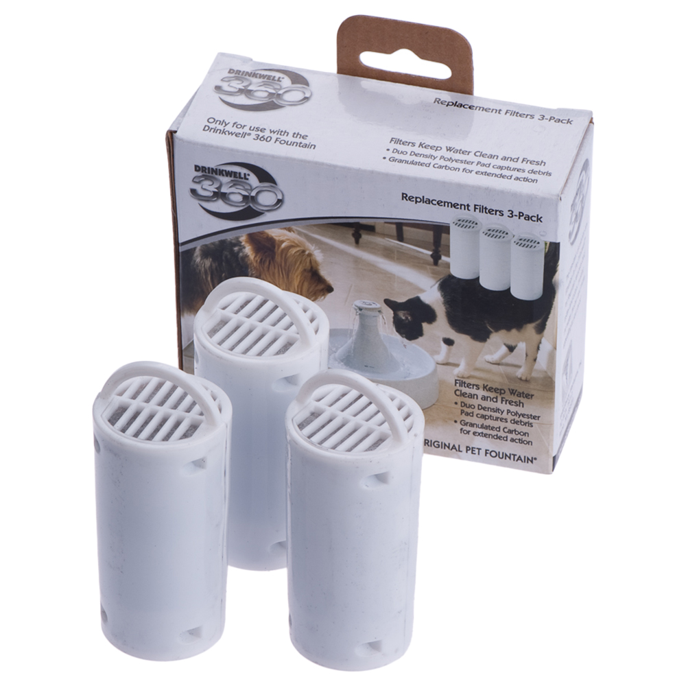 PetSafe® Drinkwell® Kohle-Filter  - Zubehör: Ersatzfilterset (3 Stück) von Drinkwell