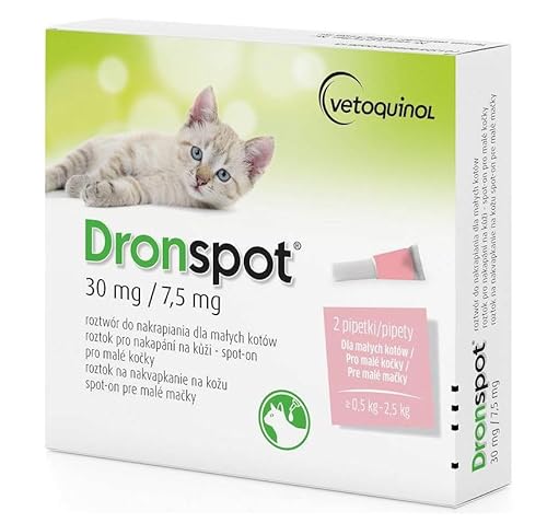 Dronspot für kleine Katzen 0,5-2,5 kg 2 Pipetten von Dronspot