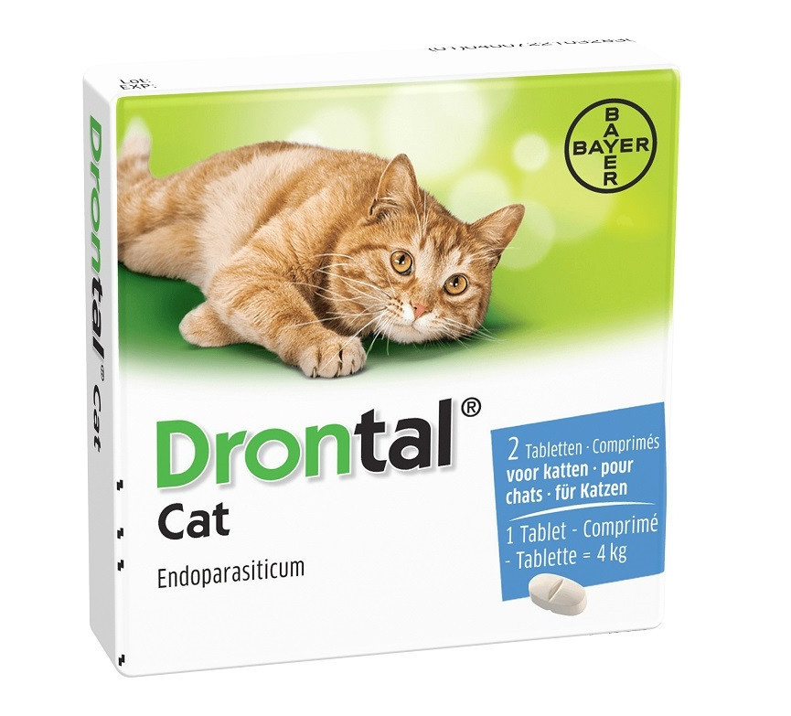 Drontal Cat Entwurmungsmittel für Katzen 10 Tabletten von Drontal