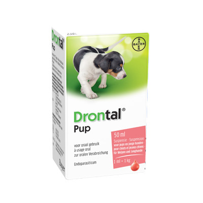 Drontal Pup Entwurmungsmittel 50 ml 2 x 50 ml von Drontal