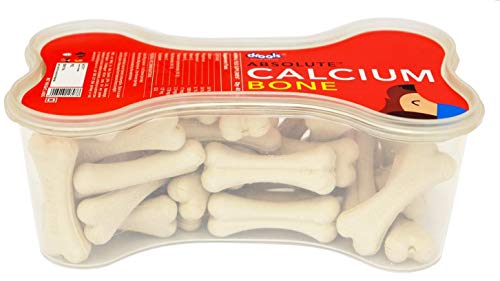 Drools Absolute Calcium Bone Jar, Dog Supplement - 20 Piece (300gm) for All Breed Sizes for Dogs Preservative-Free von Drools
