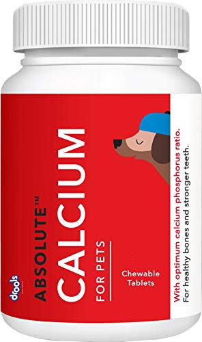 Drools Absolute Calcium Tablet- Dog Supplement, 110 Piece for All Breed Sizes for Dogs Preservative-Free von Drools